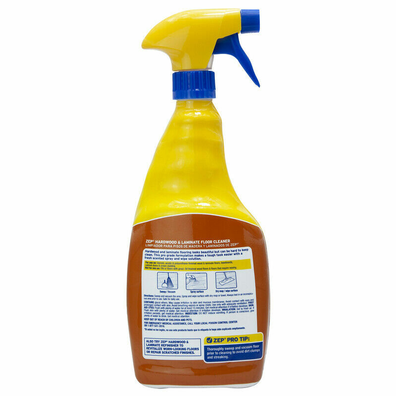 NEW!!! Zep Hardwood & Laminate Floor Cleaner 32 Ounce ECZUHLF322