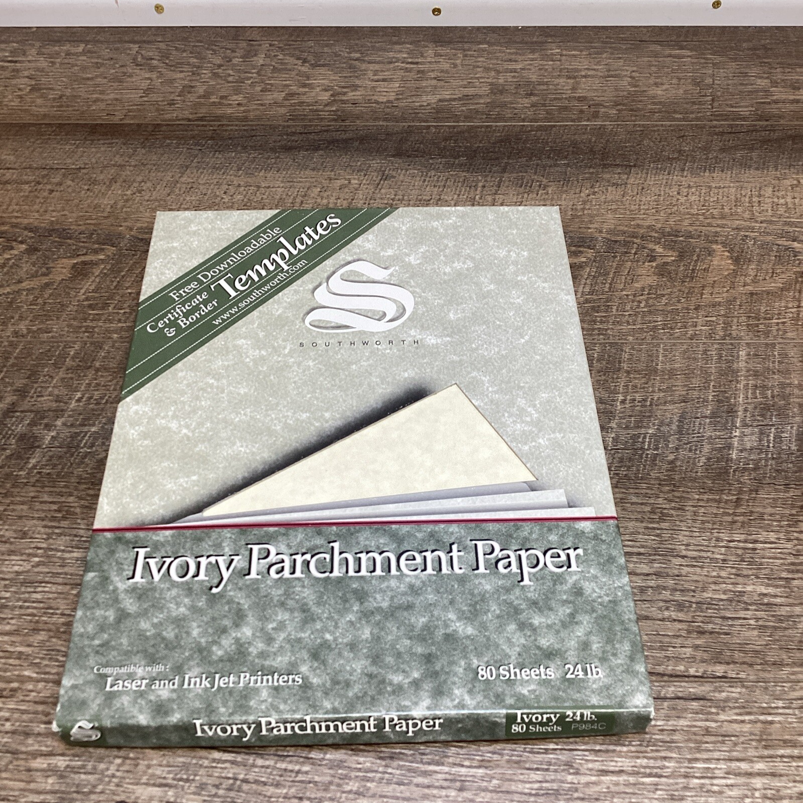 Southworth Colors + Textures Collection Fine Parchment Paper Ivory P984C 70 pcs
