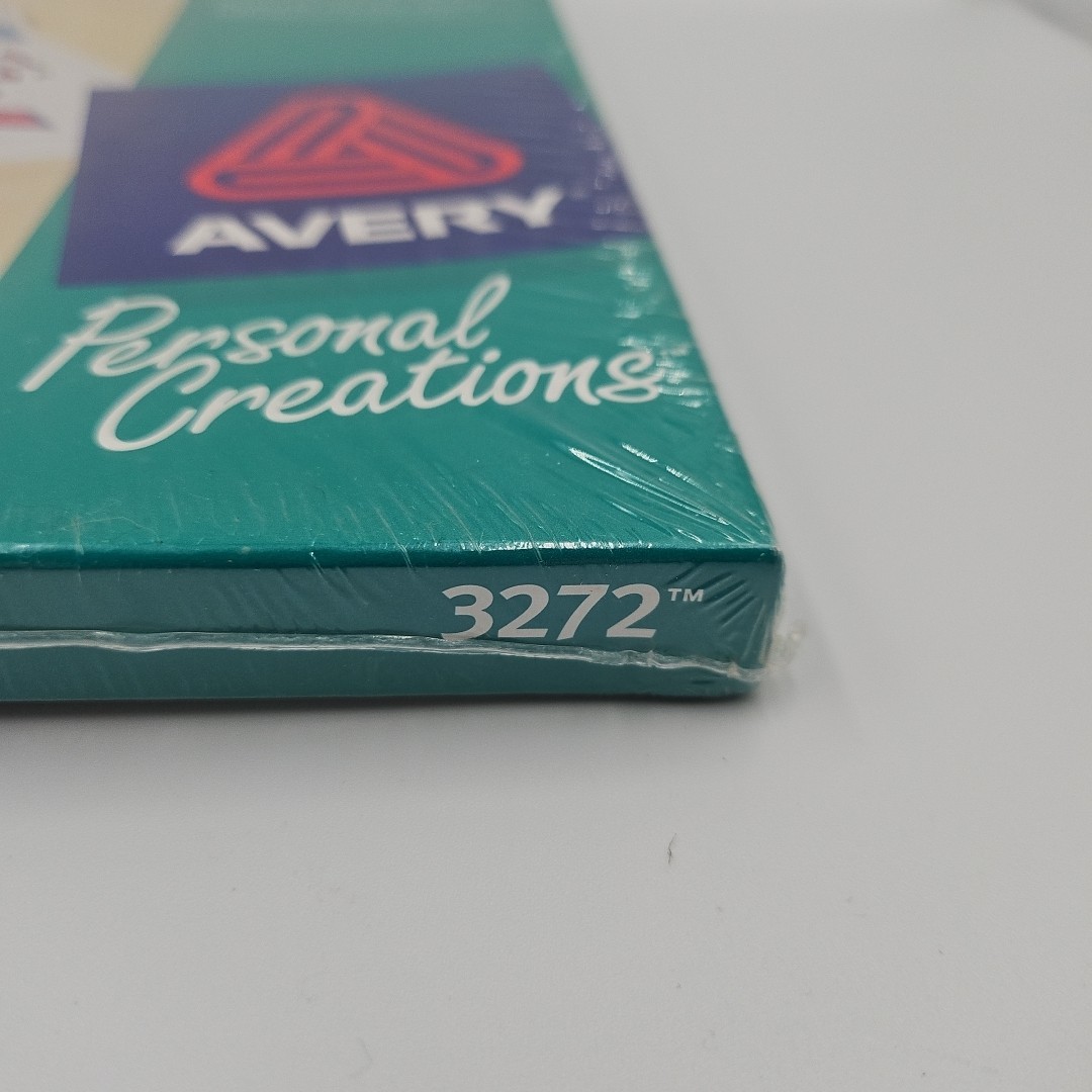 Avery 3272 White Banner Paper for Ink Jet Printers 11×8.5 80 sheets Vtg Sealed