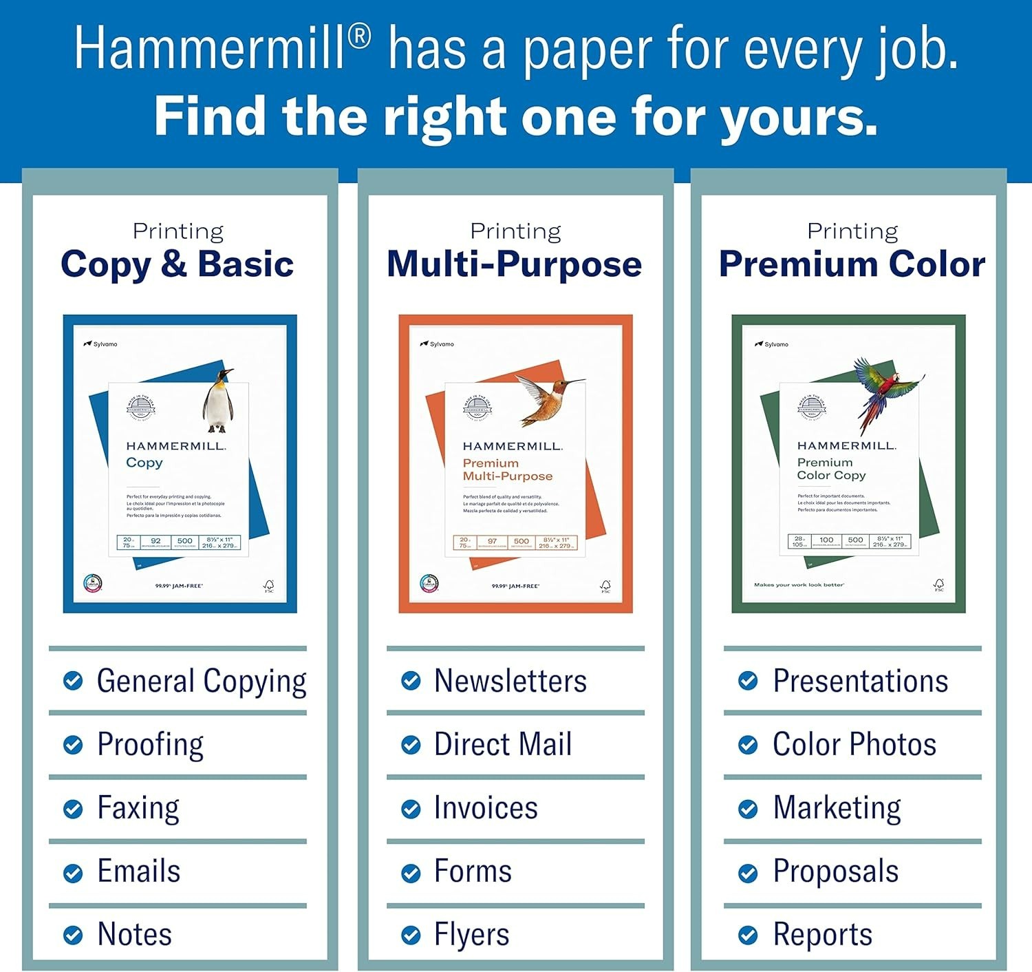 Ultra-Smooth 24 lb Laser Copy Paper – 5 Reams, 2500 Sheets for Color Printing