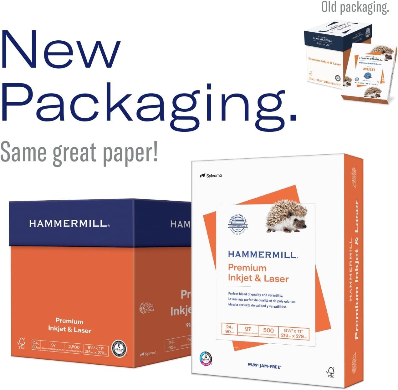 Printer Paper, Inkjet & Laser Paper 24 Lb, 8.5 x 11-1 Ream 500 Sheets – 97 B…