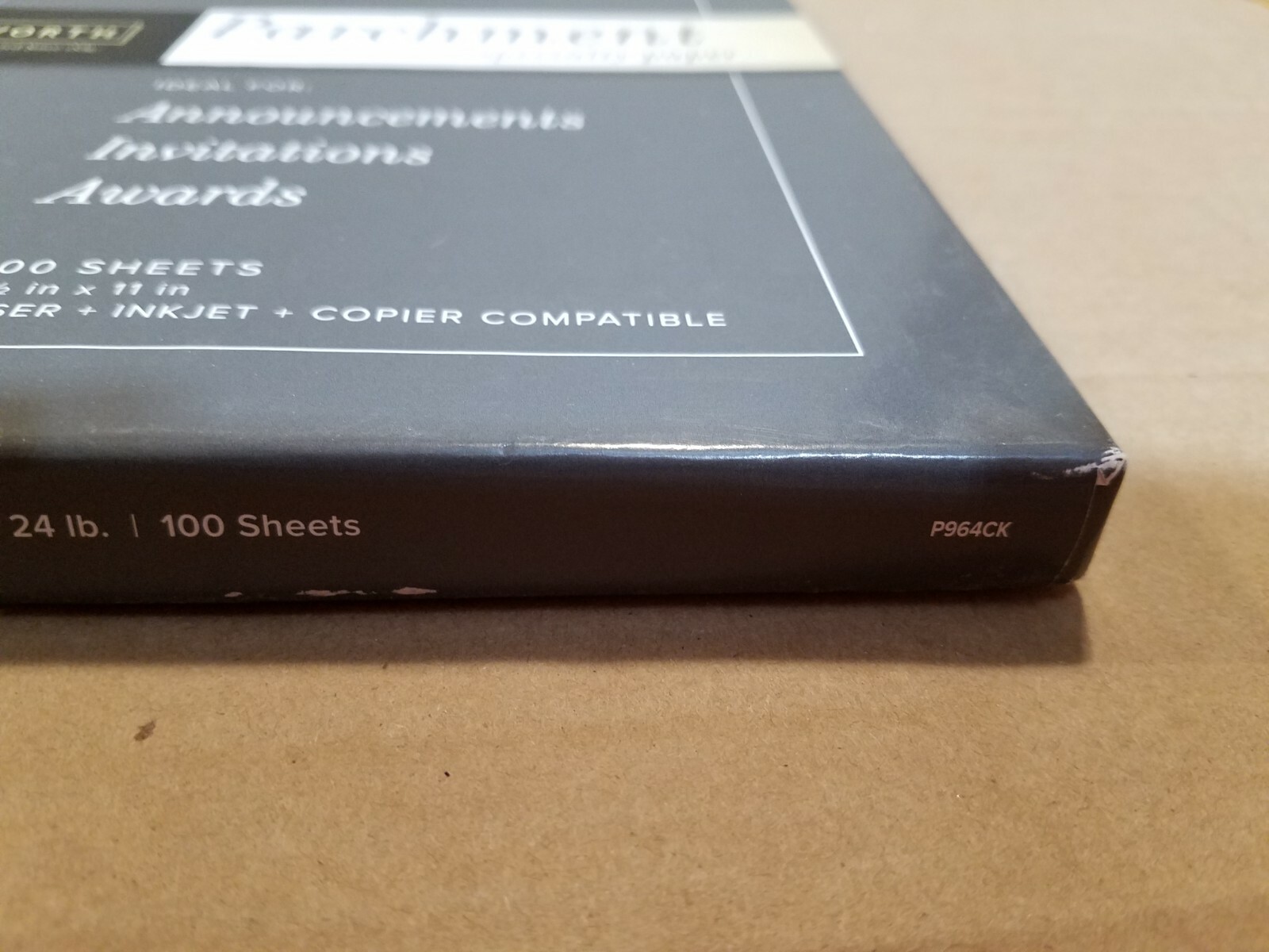 Southworth PARCHMENT Specialty PAPER BLUE 24lb 100 sheets 8.5×11 Laser Ink NEW