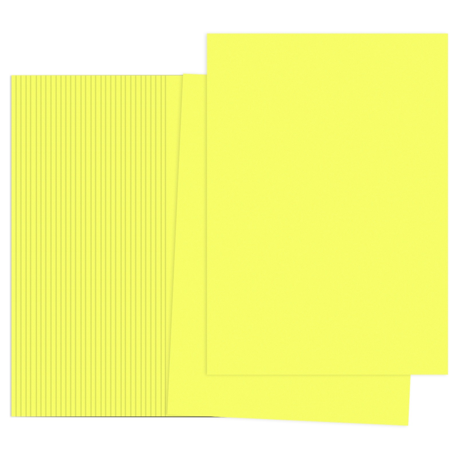 Fluorescent Yellow Color Copy Paper, 100 Sheets 8.3×5.9″ A5 70gsm