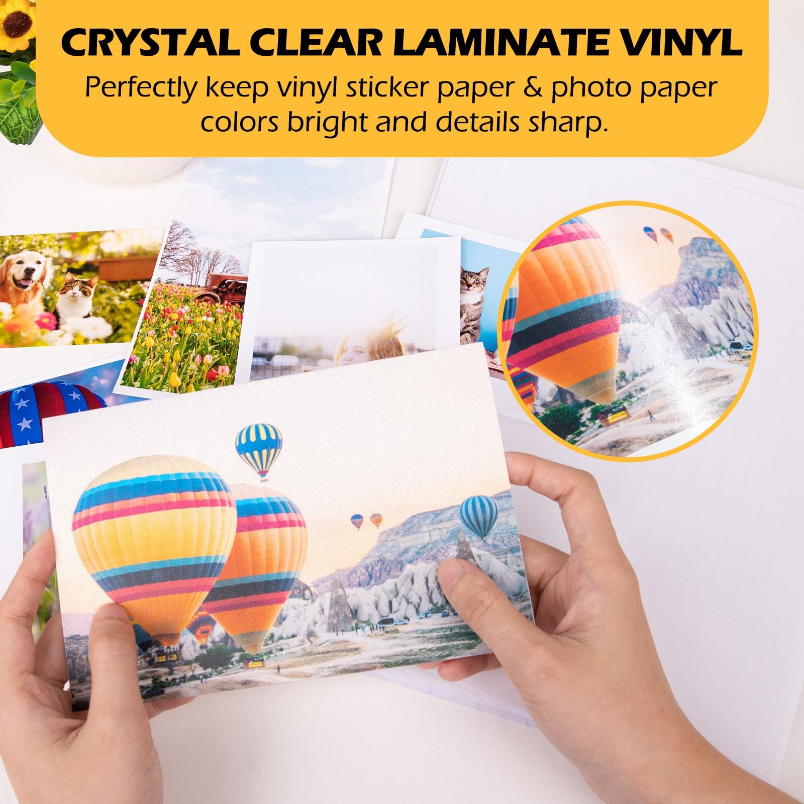 Matte Laminating Sheets Matte Laminate Sheets for Inkjet Printable Vinyl Stic…