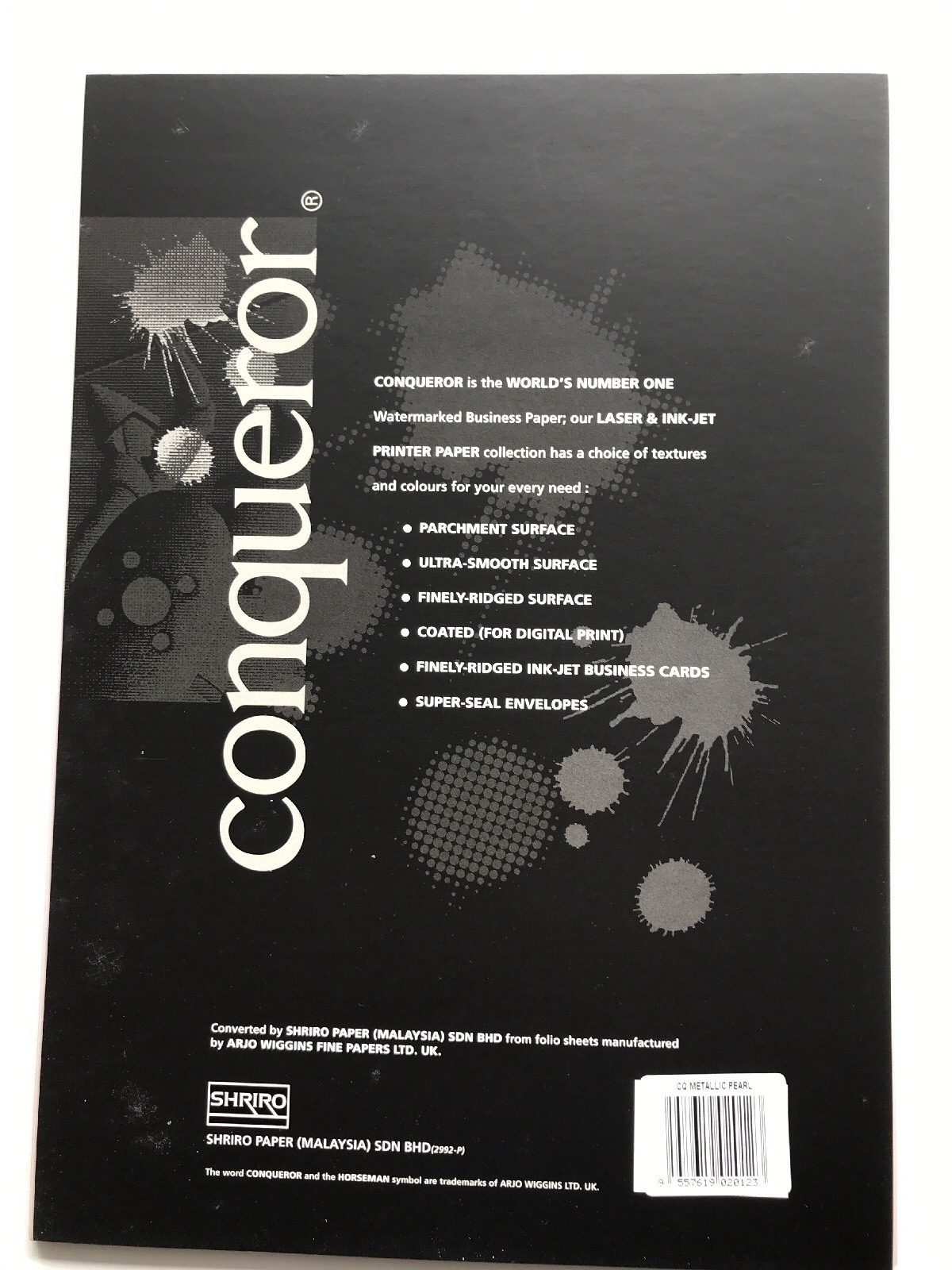Conqueror Pearl Metallic Paper Pack A4 Bundle Pack 2 packs x 30 sheets 120gsm