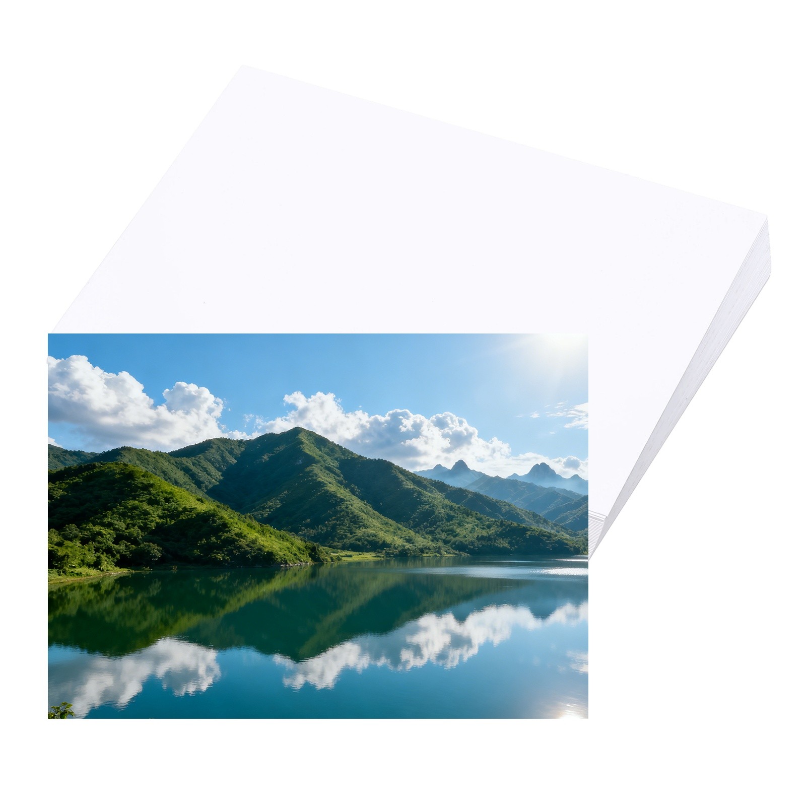 7″x5″ RC Glossy Photo Paper, 50 Sheets Inkjet Photo Paper 260GSM Resin Coated