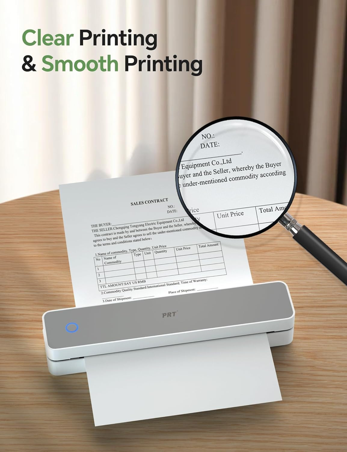 8.5″ x 11″ Thermal Paper, 200 Sheets for Compatible Portable Printers