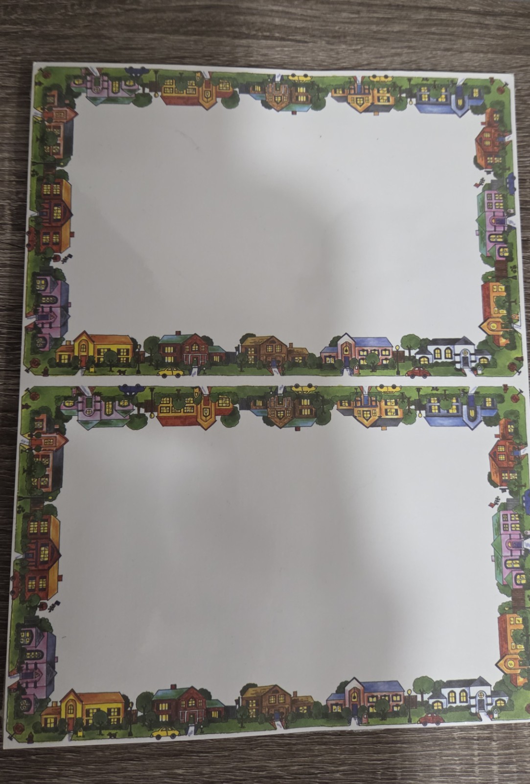 Sonburn II Specialty Papers “Neighborhood” 25 Sheets 5.5×8.5 Laser InkJet Copier