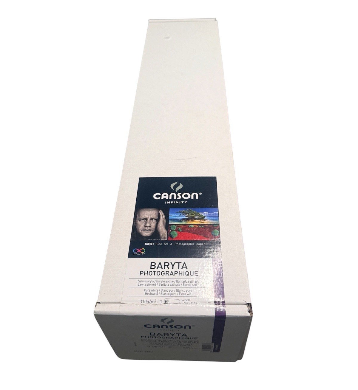 Canson Infinity Baryta Photographique, pure white, Satin Baryta, 24″ X 50″ 310g