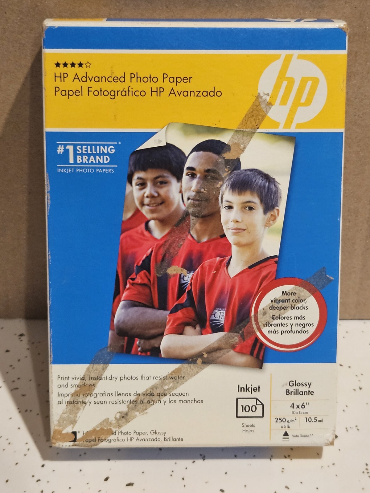 ONE box Hewlett Packard HP Advanced Photo Paper Glossy 4″ x 6″ Q6638A 100 sheets
