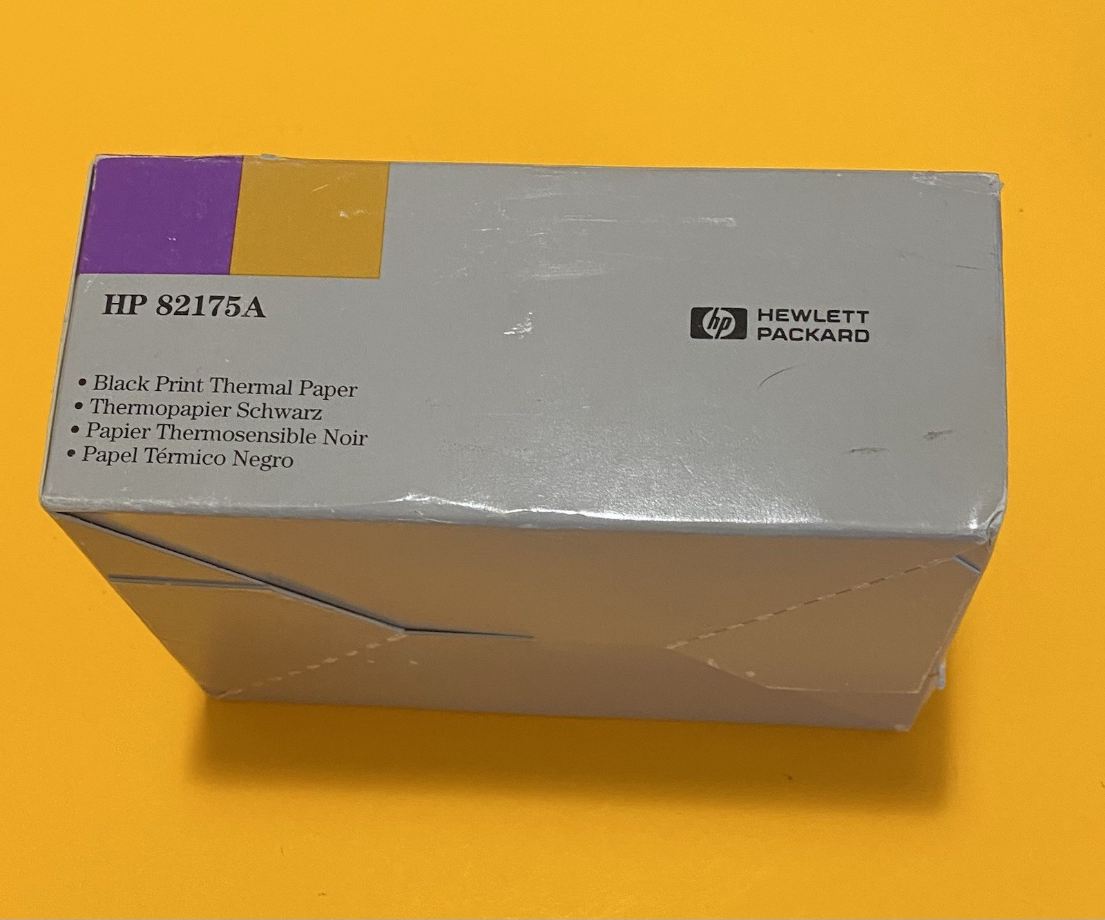 HP 82175A Black Print Thermal Paper Box of 6 Rolls READ