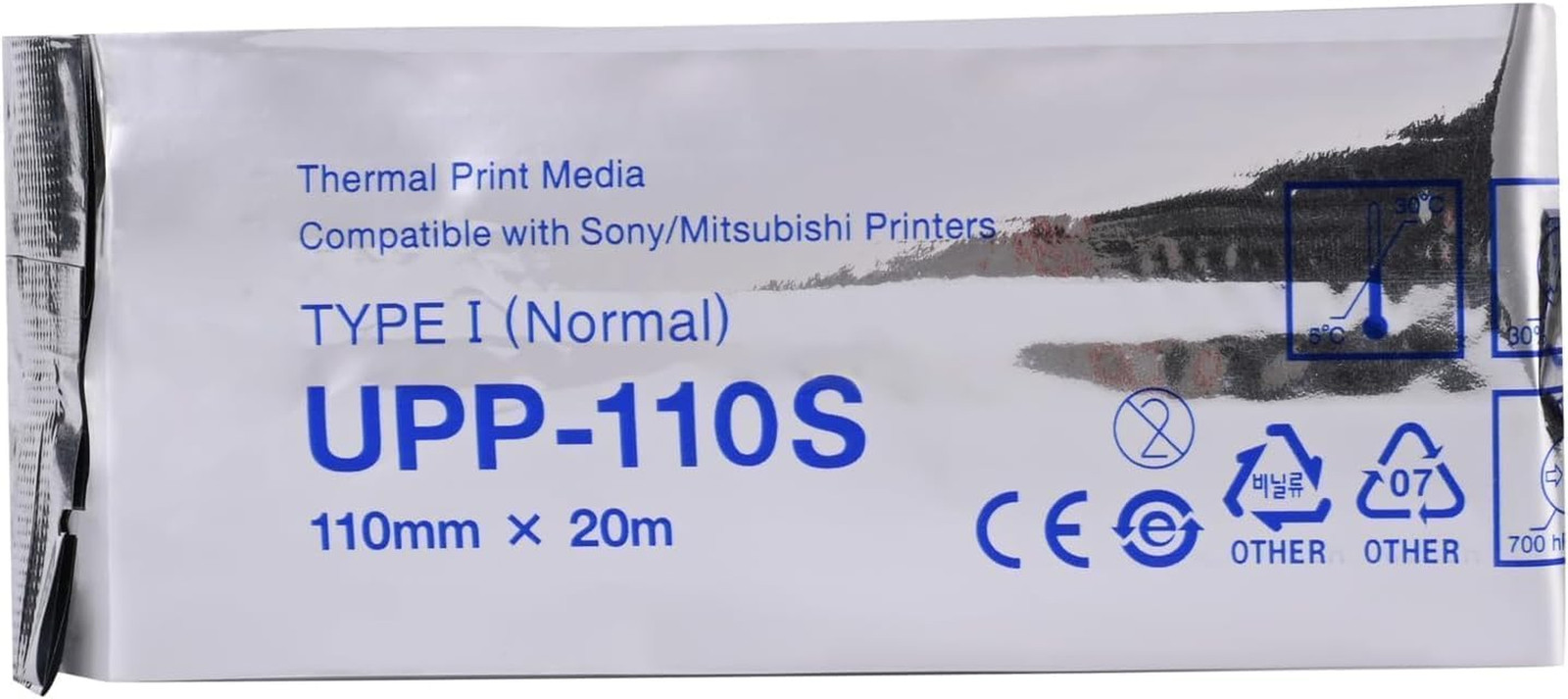 Ultrasound Paper UPP-110S Ultrasound Film/Media 10 Rolls,Type I Thermal Print Fi