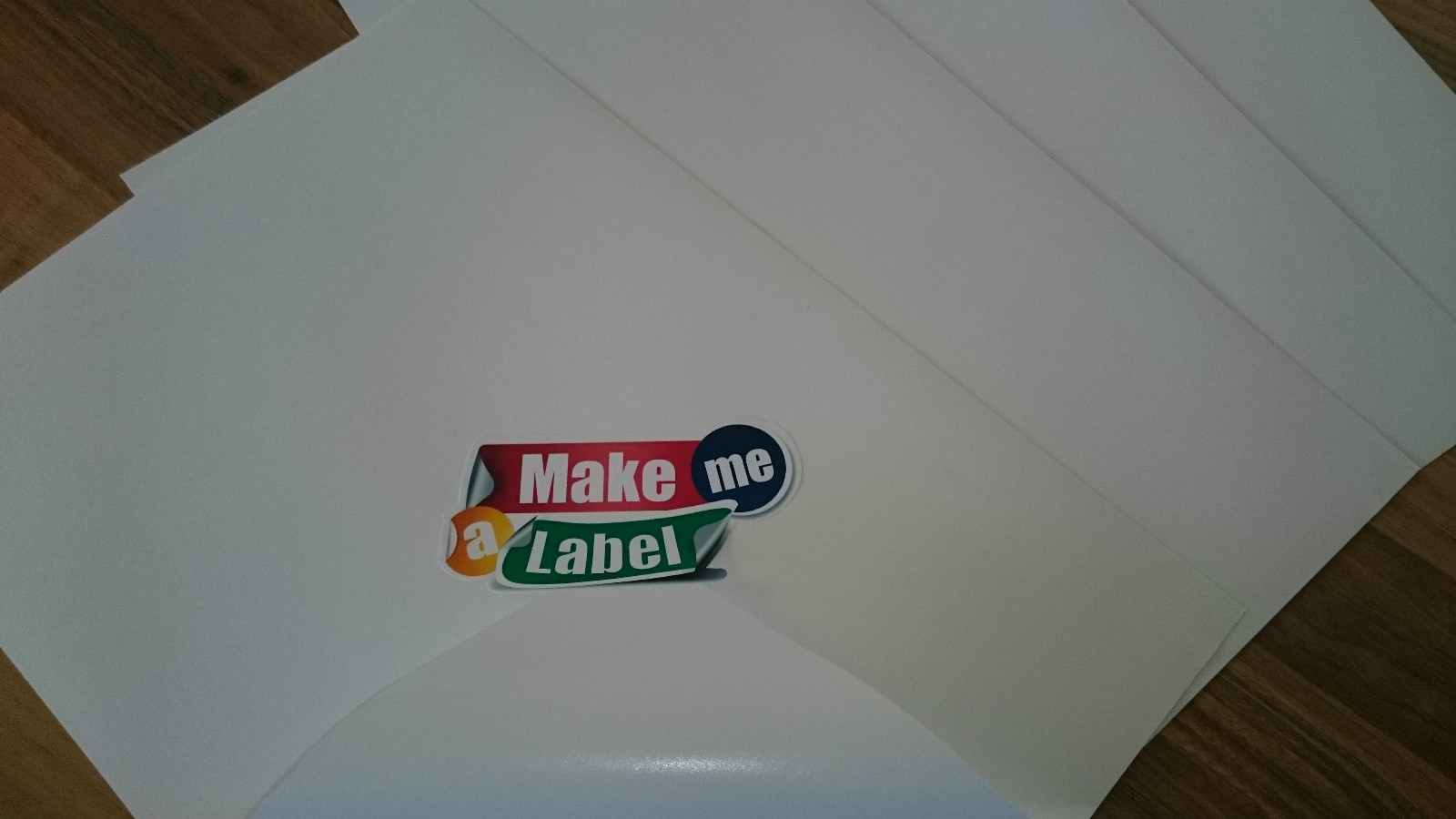 10 Premium White WOODFREE Matt A4 Self Adhesive Inkjet Paper Sticker Sheets