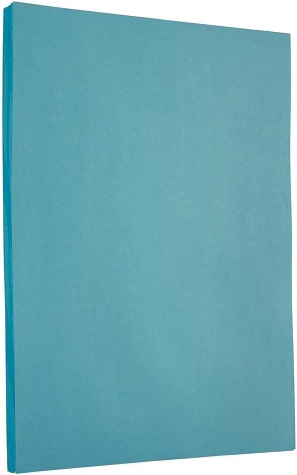 Bright Blue 24lb Smooth Paper – 50 Recyclable Sheets for Invitations & More