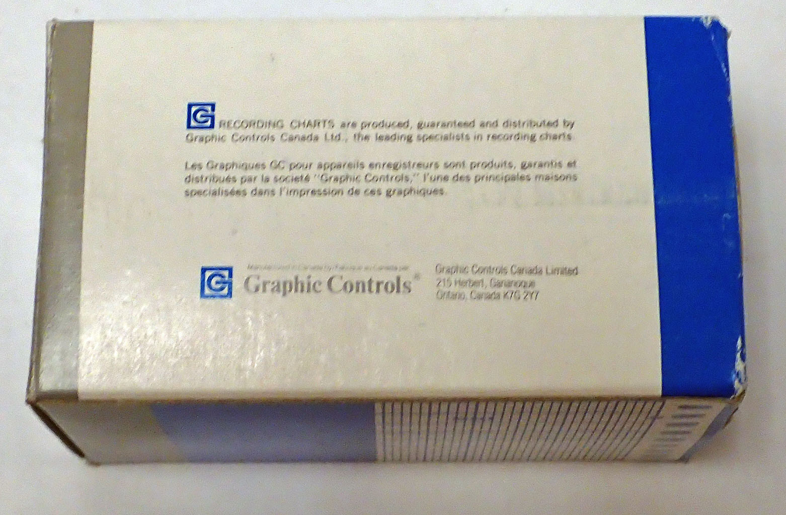 LOT OF 2 RECORDING CHARTS/GRAPHIC CONTROLS CANADA 1-91 ROLLS TO FIT 651-52 NEW!!