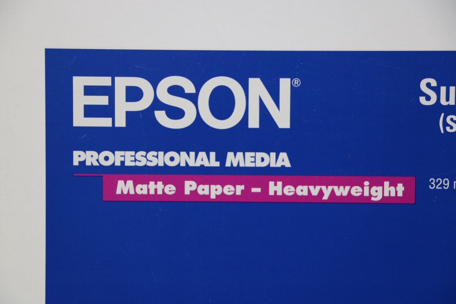 Epson S041263 Glossy Photo Paper, 52 lbs., Matte, 13 x 19 (Pack of 50) NEW