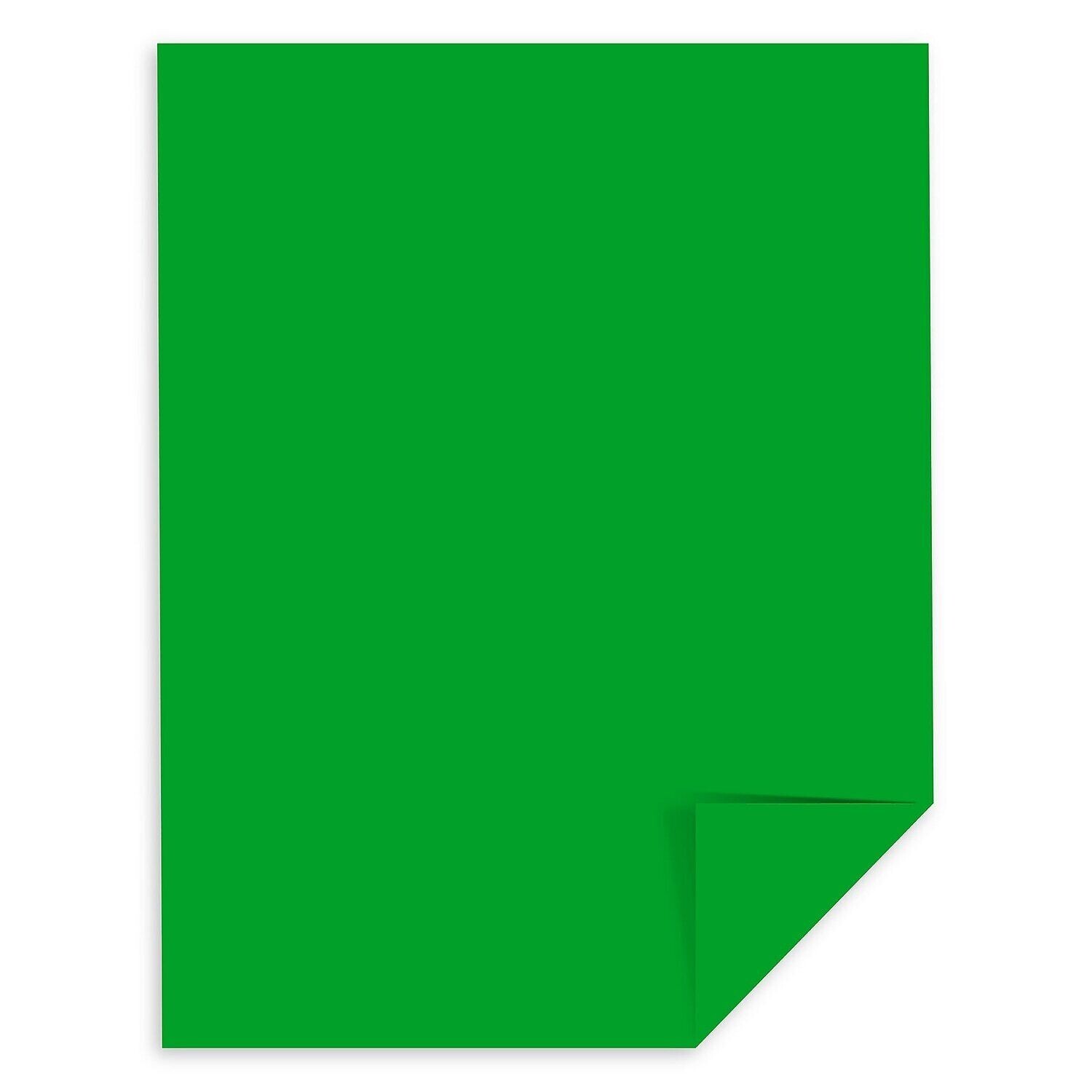 500 Sheets Neenah Astrobrights Gamma Green Copy Paper Text 8.5″ x 11″ 24lb