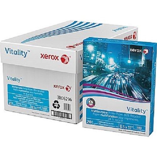 XEROX VITALITY MULTIPAPER PRINTER PAPER COPY PAPER 8 1/2 x 11 5,000 SHEETS CASE