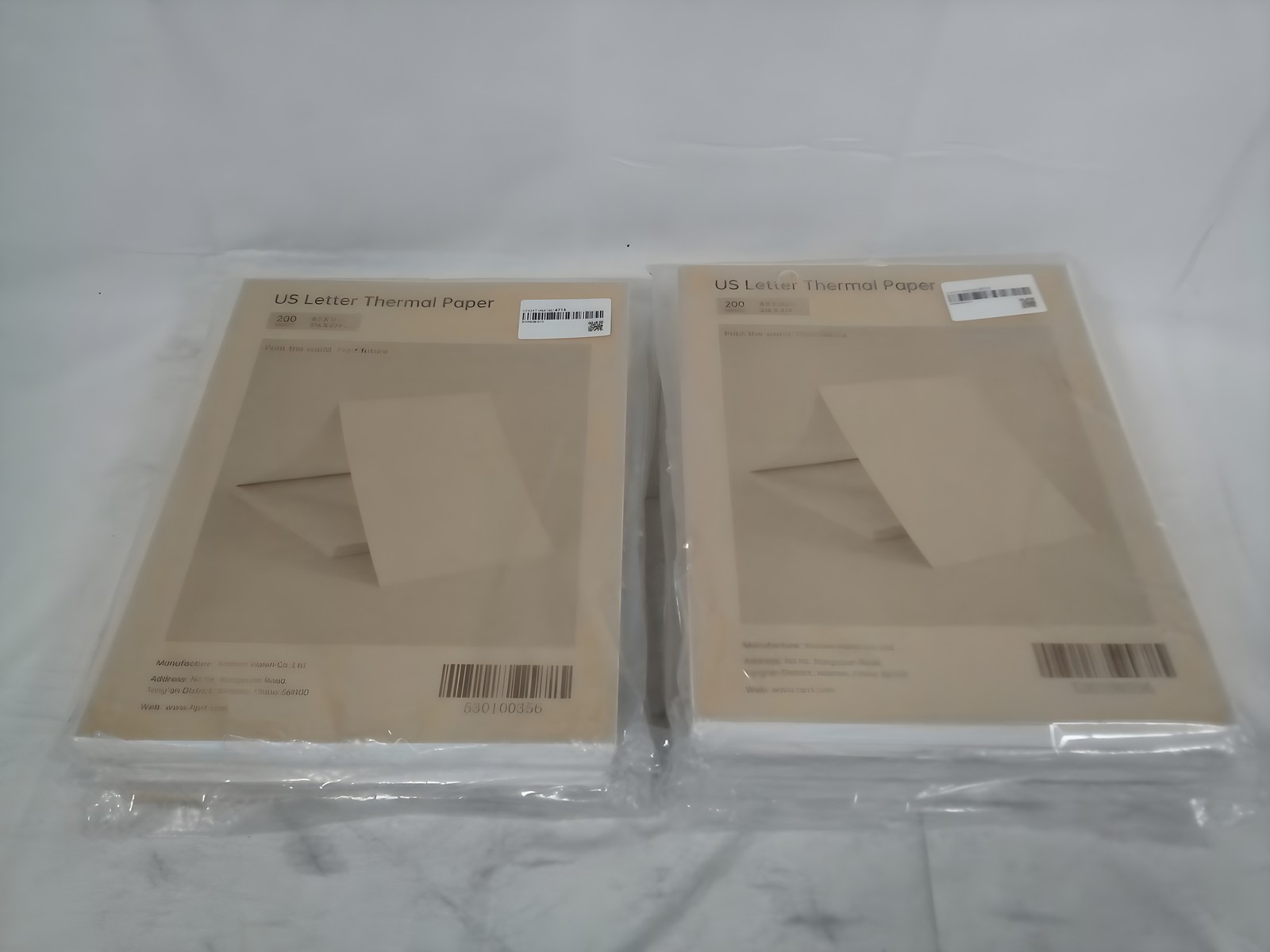 Lot of 7 Packs US Letter Thermal Printer Paper 8.5 x 11 in 200 Sheets