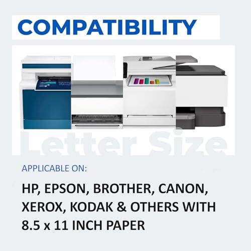 Laser & Inkjet Printer Cleaning Sheet 8.5 X 11 10 Sheets