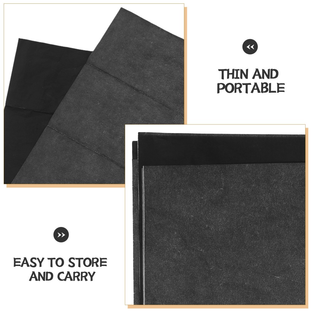 2 Pcs Black Carbon Paper Copy for Handwriting Fabric Transfer Drawing