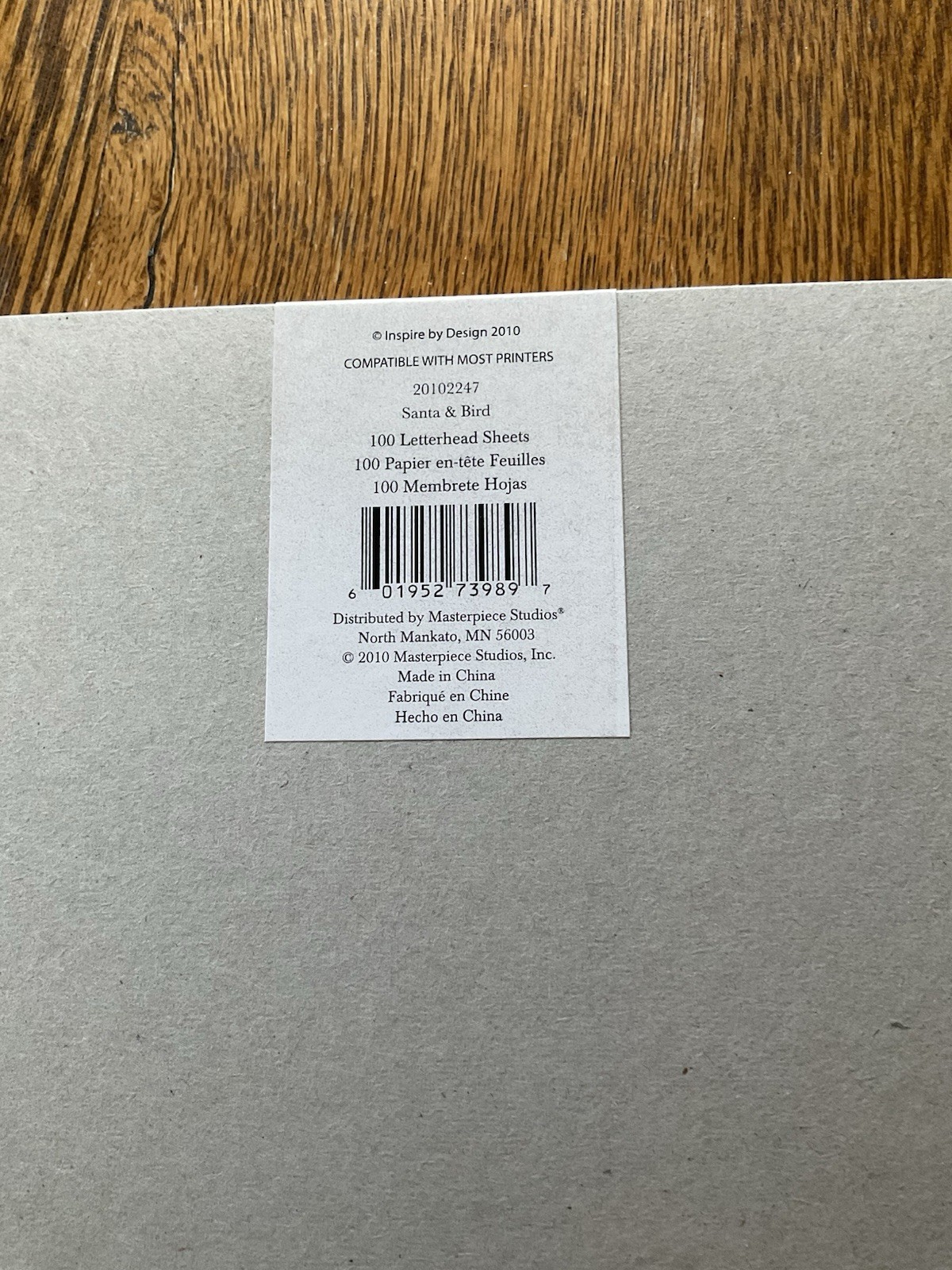 Letterheads Christmas / Holiday Designs Set Of 2 , 100 Pages New
