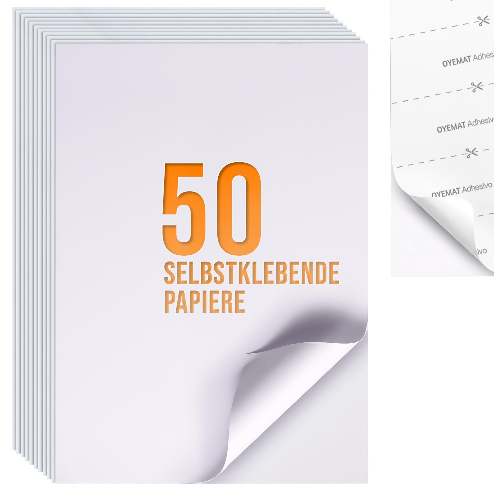 | 50 Sheets 1 Label Per Sheet | Sticker Paper for Printing A4 | Label…