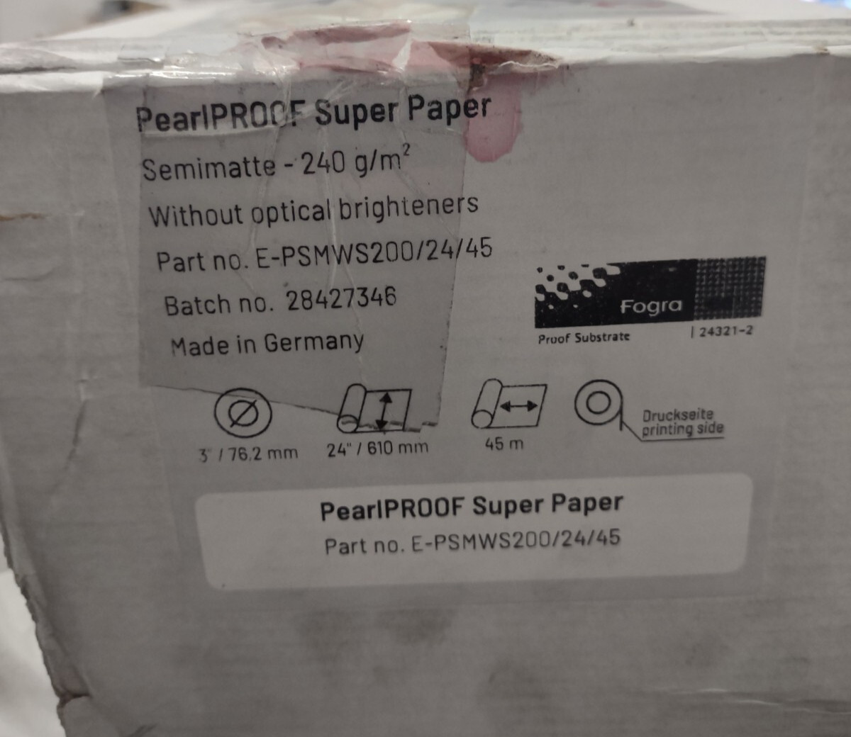 PearlPROOF super paper NEW!