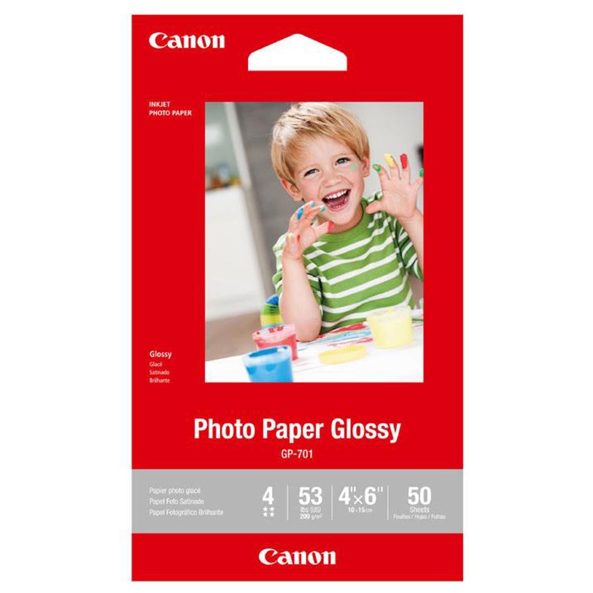 Canon GP-701 Glossy Photo Paper, 200gsm, 4×6″, 50 Sheets