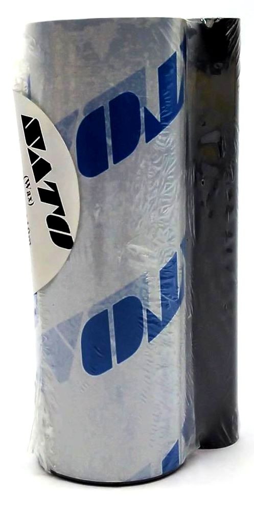 Sato 4.33″ x 360′ Wax Ribbons Thermal Transfer SW05-B-110110 Genuine – 6 Rolls