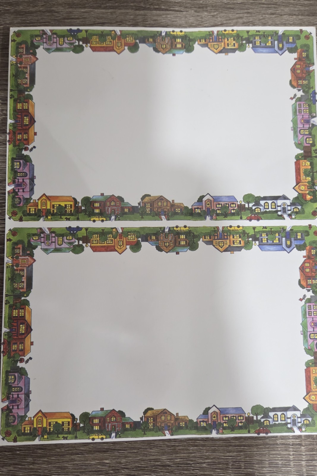 Sonburn II Specialty Papers “Neighborhood” 25 Sheets 5.5×8.5 Laser InkJet Copier