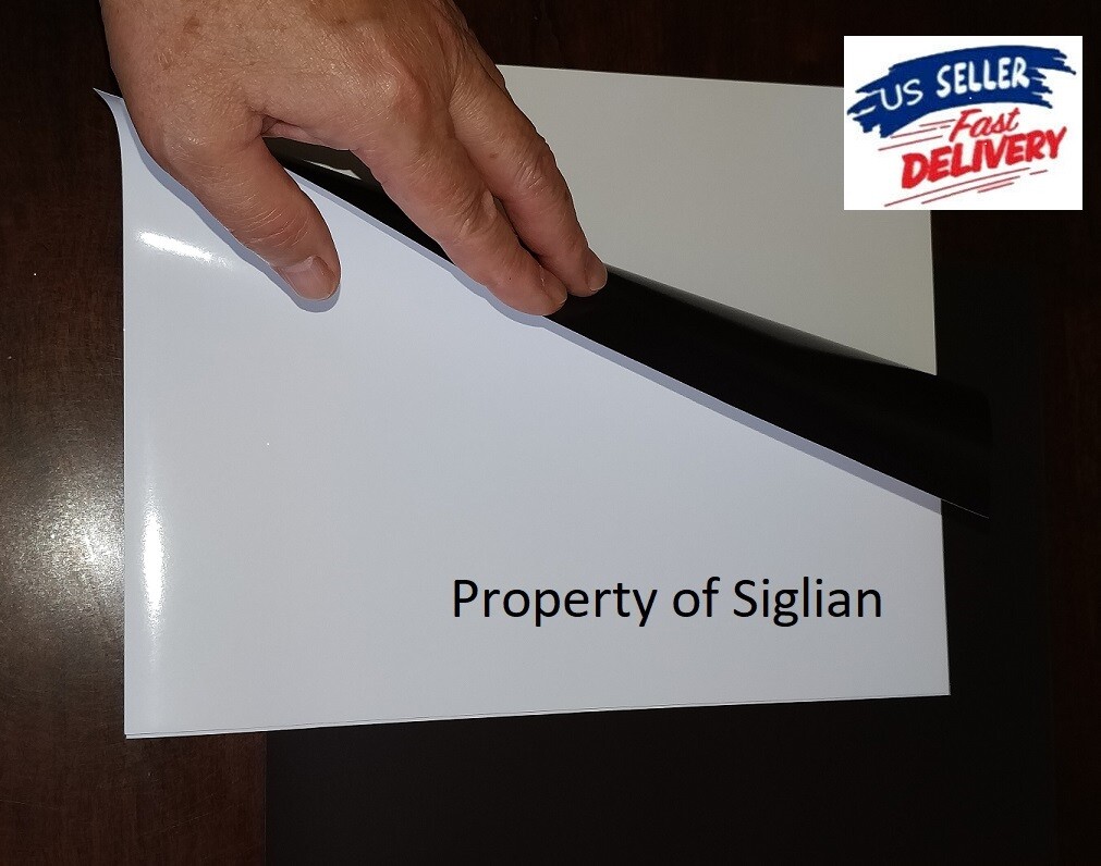 GLOSSY Magnetic Paper for LASER PRINTER, 8.5″x11″ (15 sheets) “FREE SHIPPING”