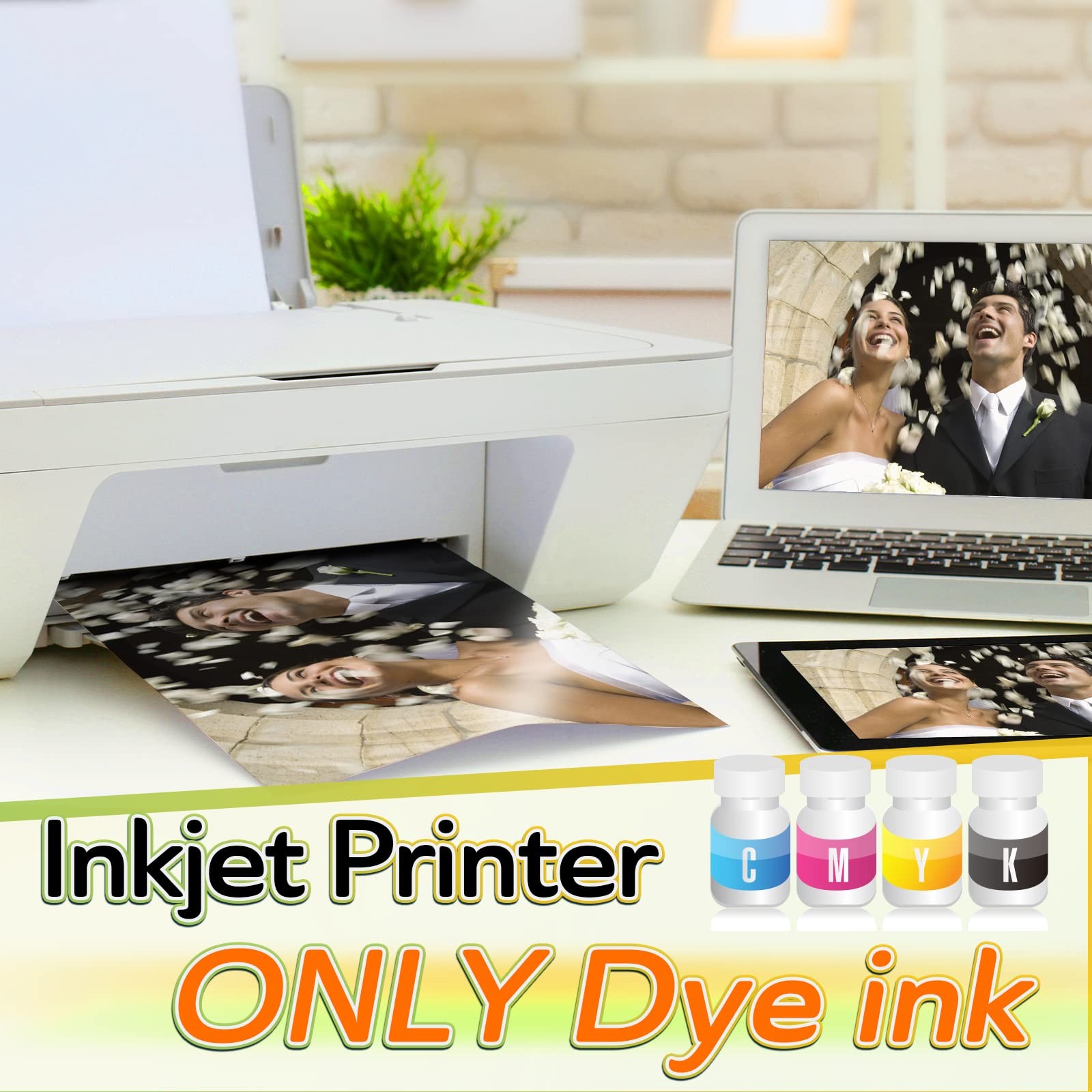 Koala Inkjet Thin Semi-Glossy Photo Paper 8.5×11 Inches 100 Sheets Compatible…