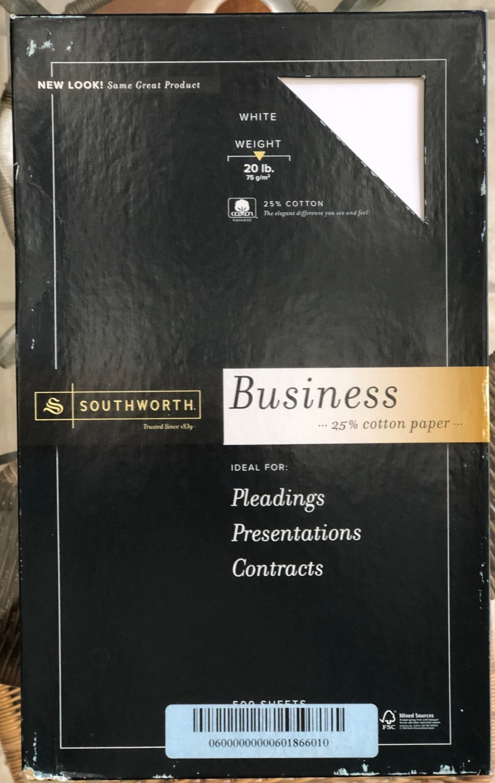 Southworth 403E Business Paper 8.5×14 20lb White 500 Sheets