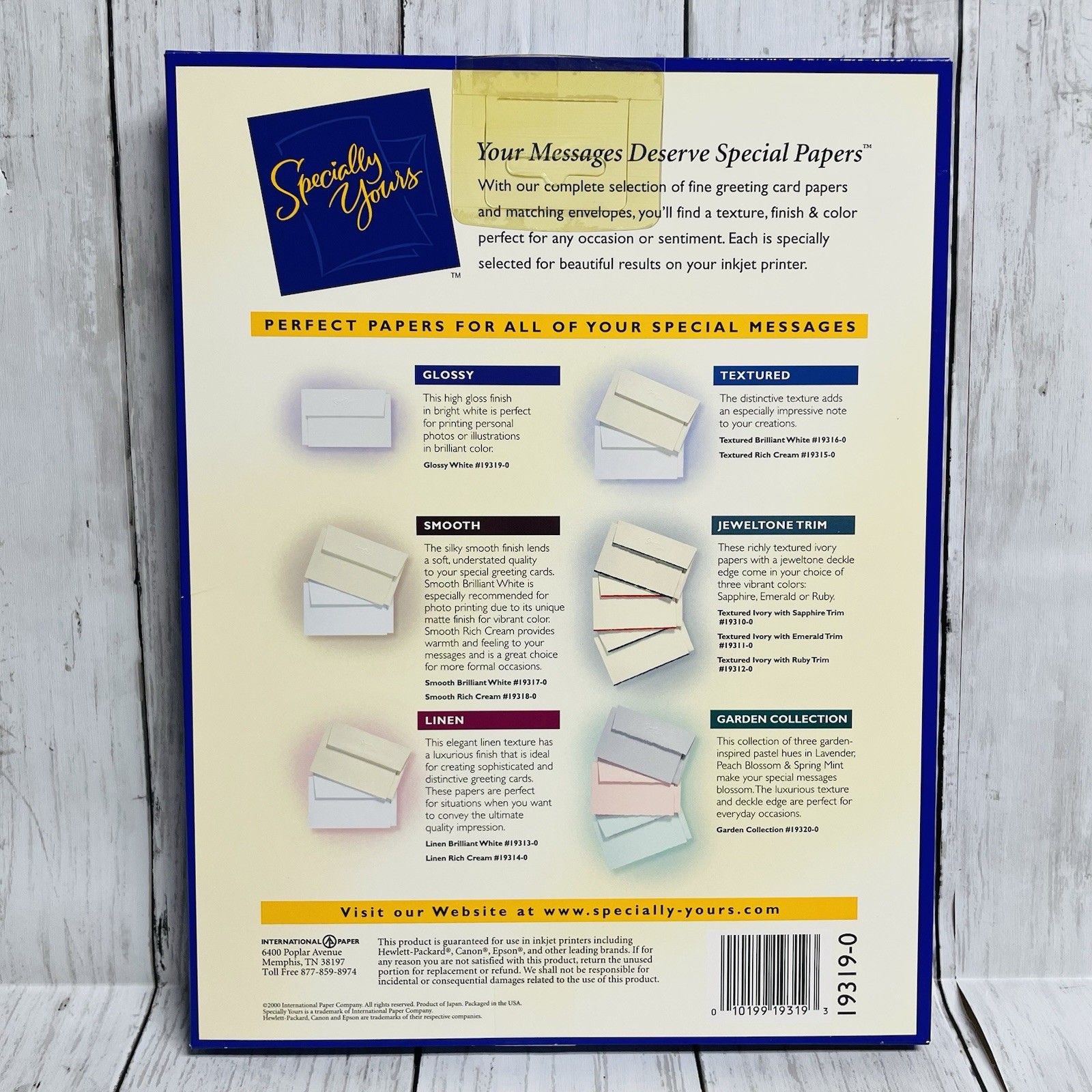 Specially Yours Fine Greeting Card Inkjet Papers, 10 Heavyweight Cards, 19319-0
