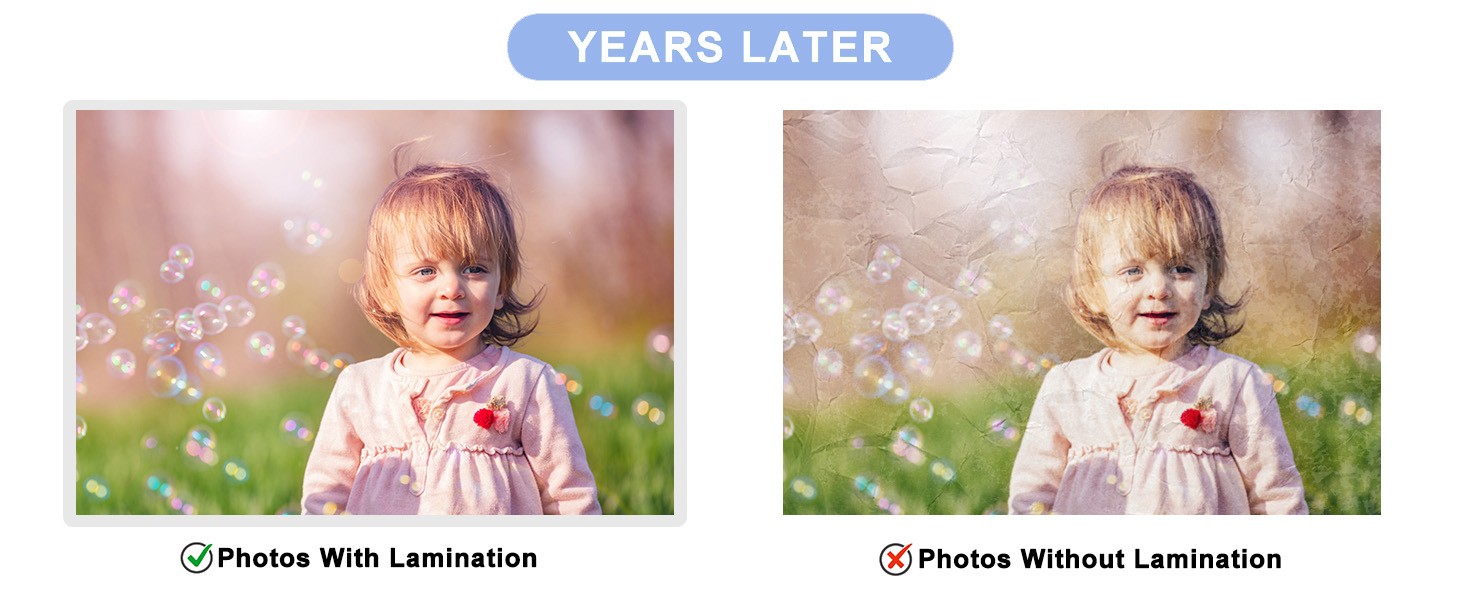 100 Pack Laminating Sheets, Holds 8.5 x 11 Inch Sheets, 5Mil Clear Thermal