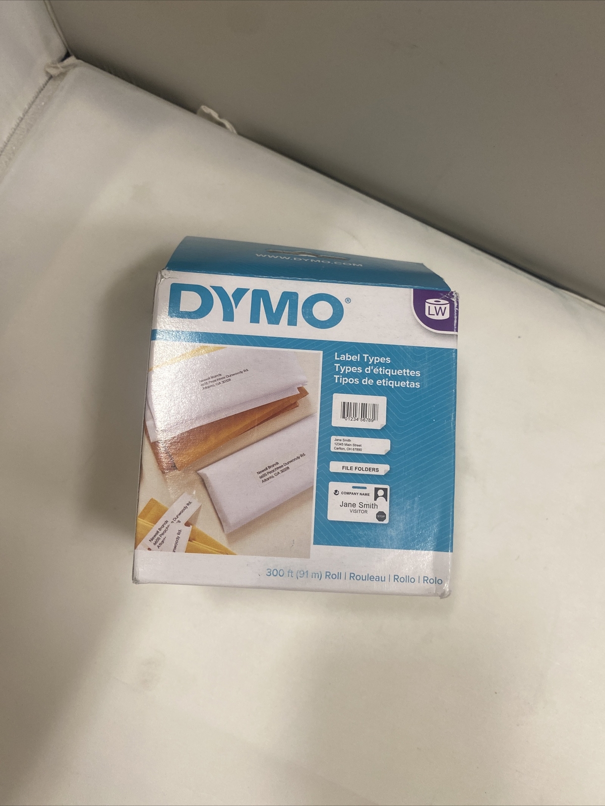 DYMO LW Continuous Labels for LabelWriter Label Printers, White,”2-1/4″ x…