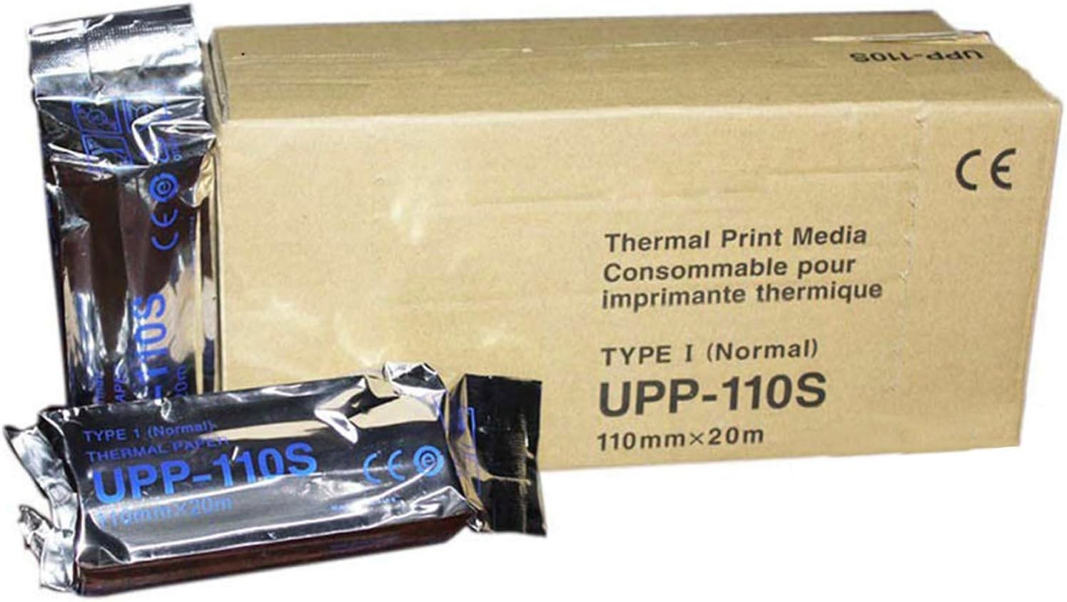 10 Rolls UPP-110S Type I Black & White Video Thermal Ultrasound Paper Film/Media