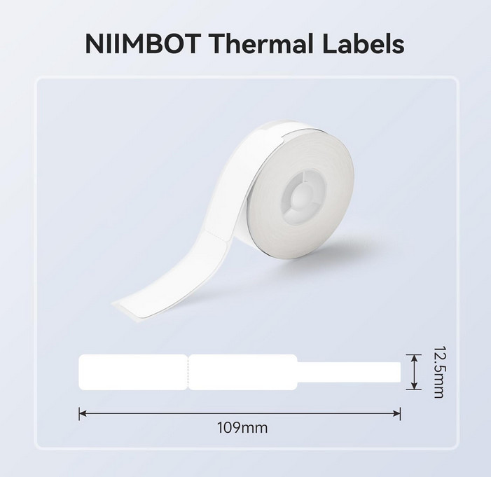 NIIMBOT D11 D110 D101 Thermal Label Paper Waterproof Mini Sticker Roll
