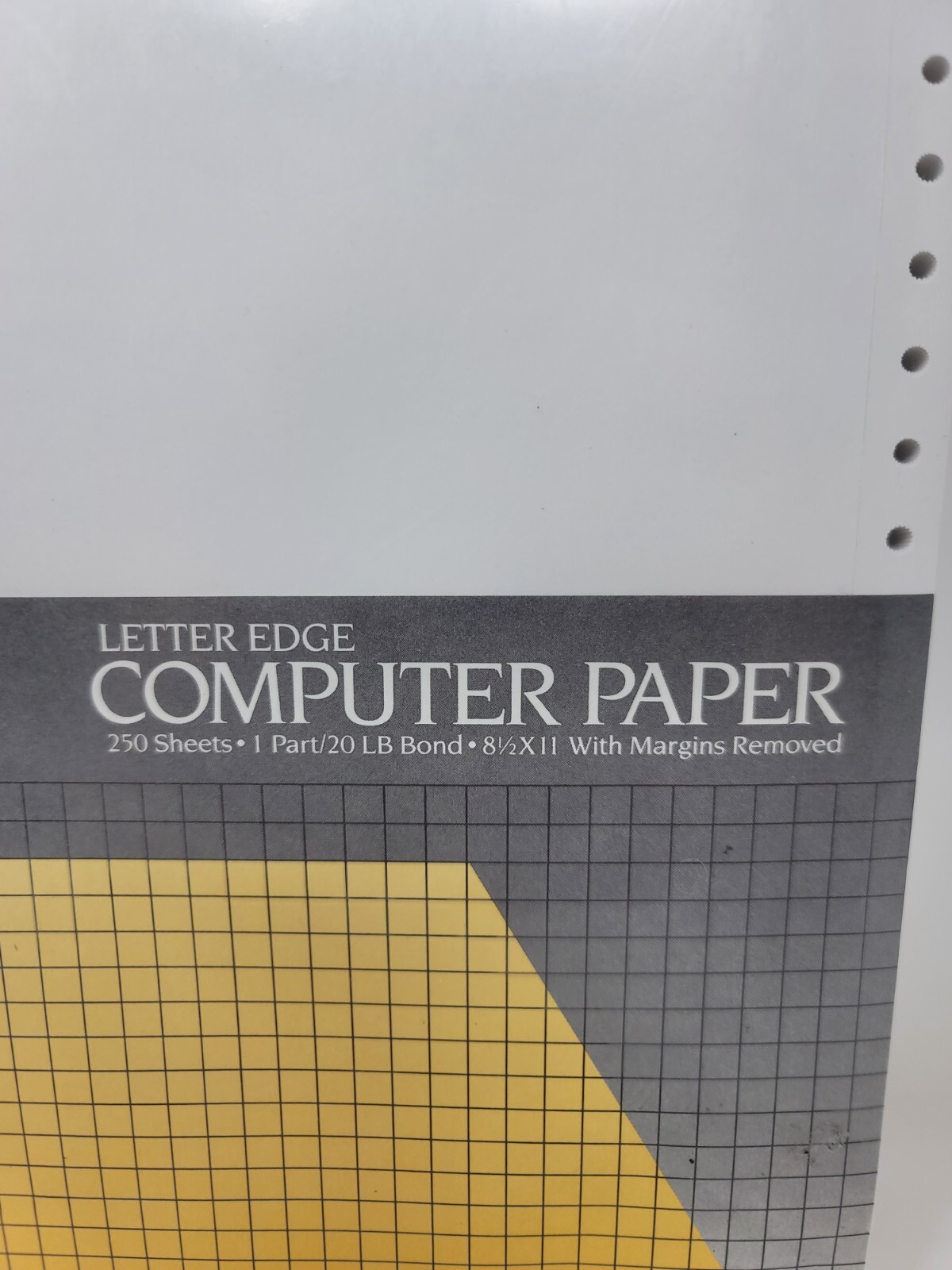 Checkmate Continuous Feed Computer Paper 20 lb 8.5×11 margins removed 250 sheets