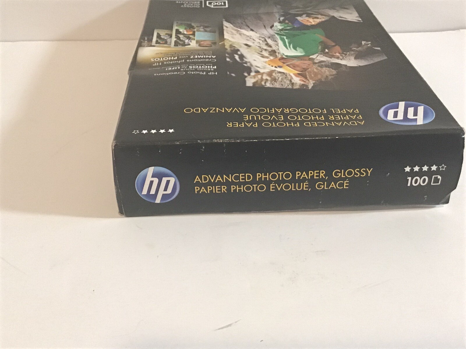 2 HP Advanced Photo Paper. 4”x6” Glossy. 100 Sheets Each New