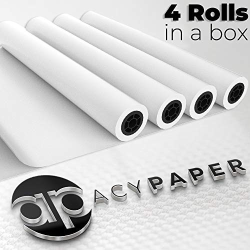 Plotter Paper 36 x 150, CAD Paper Rolls, 20 lb. Bond Paper on 2″ Core for CAD