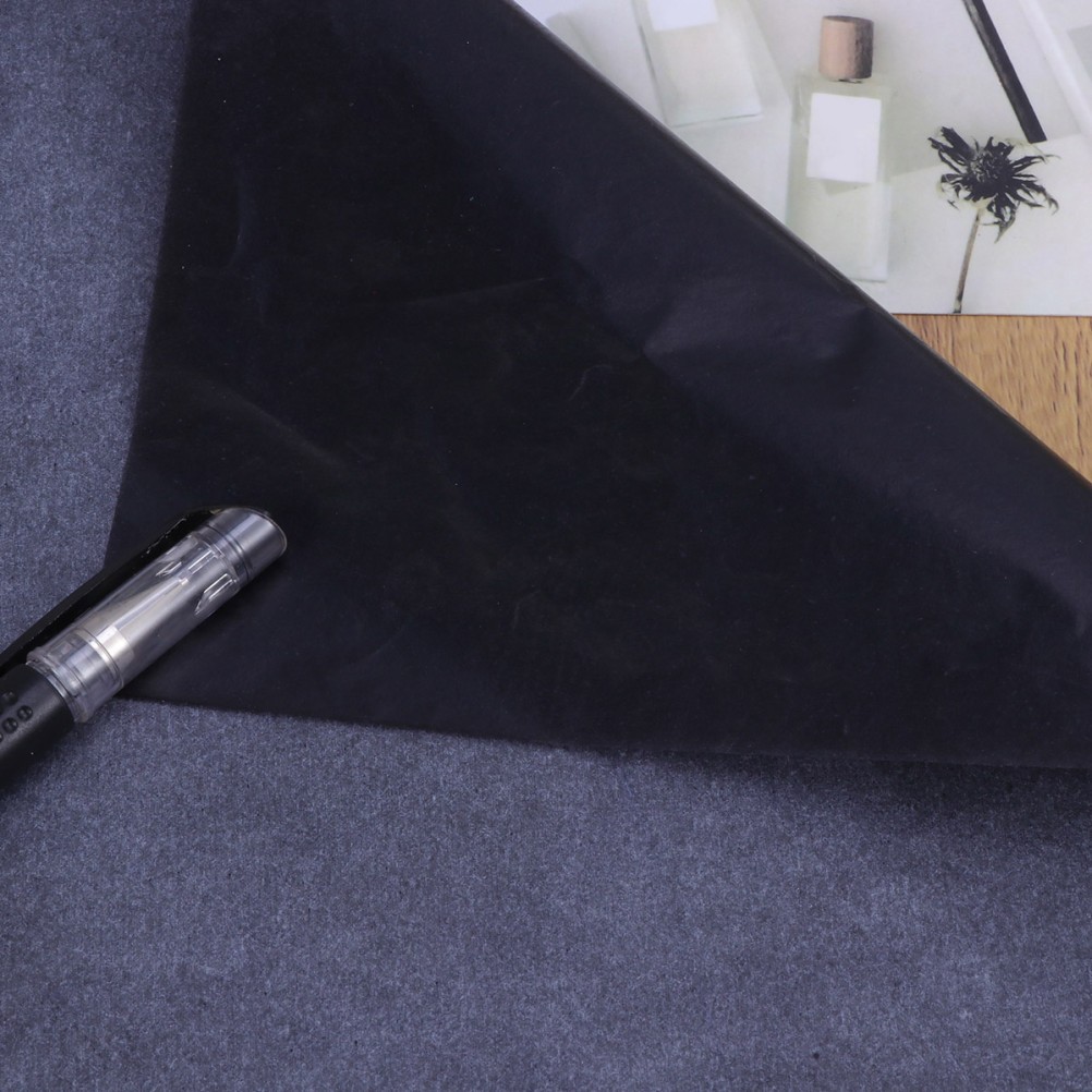 100pcs Graphite Transfer Paper Tracing Carbon Coated Paper for Painting Black