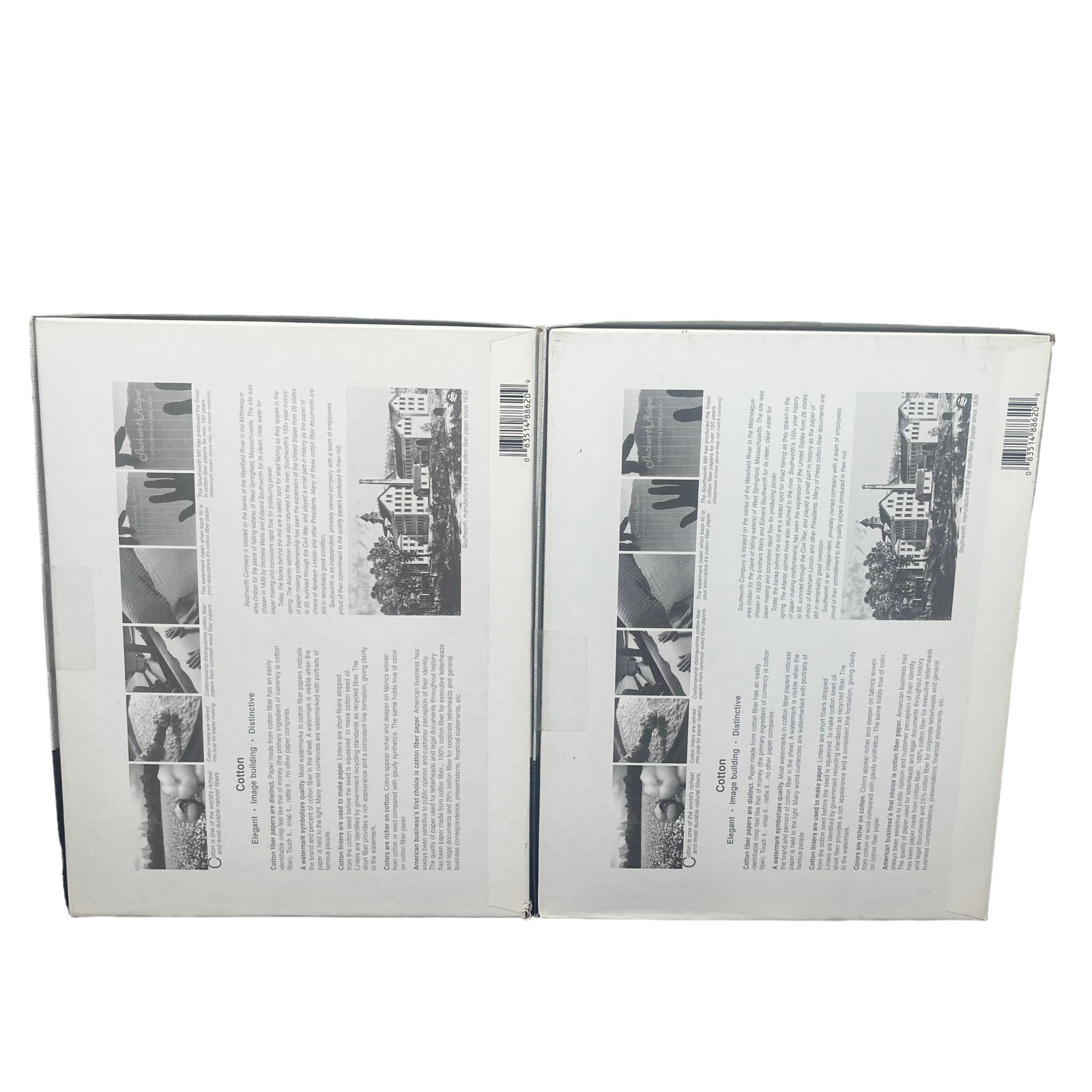 Southworth White Linen Paper Watermarked 25% Cotton Fiber 24lb (160 Sheets)