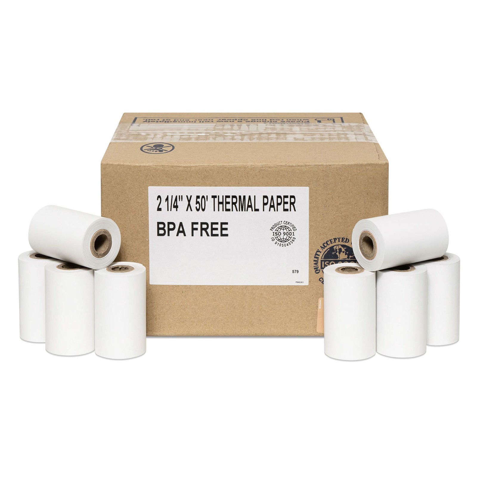 2-1/4 X 70 Thermal Paper Verifone VX520 Ingenico 2-1/4″ x 70′ Thermal, white