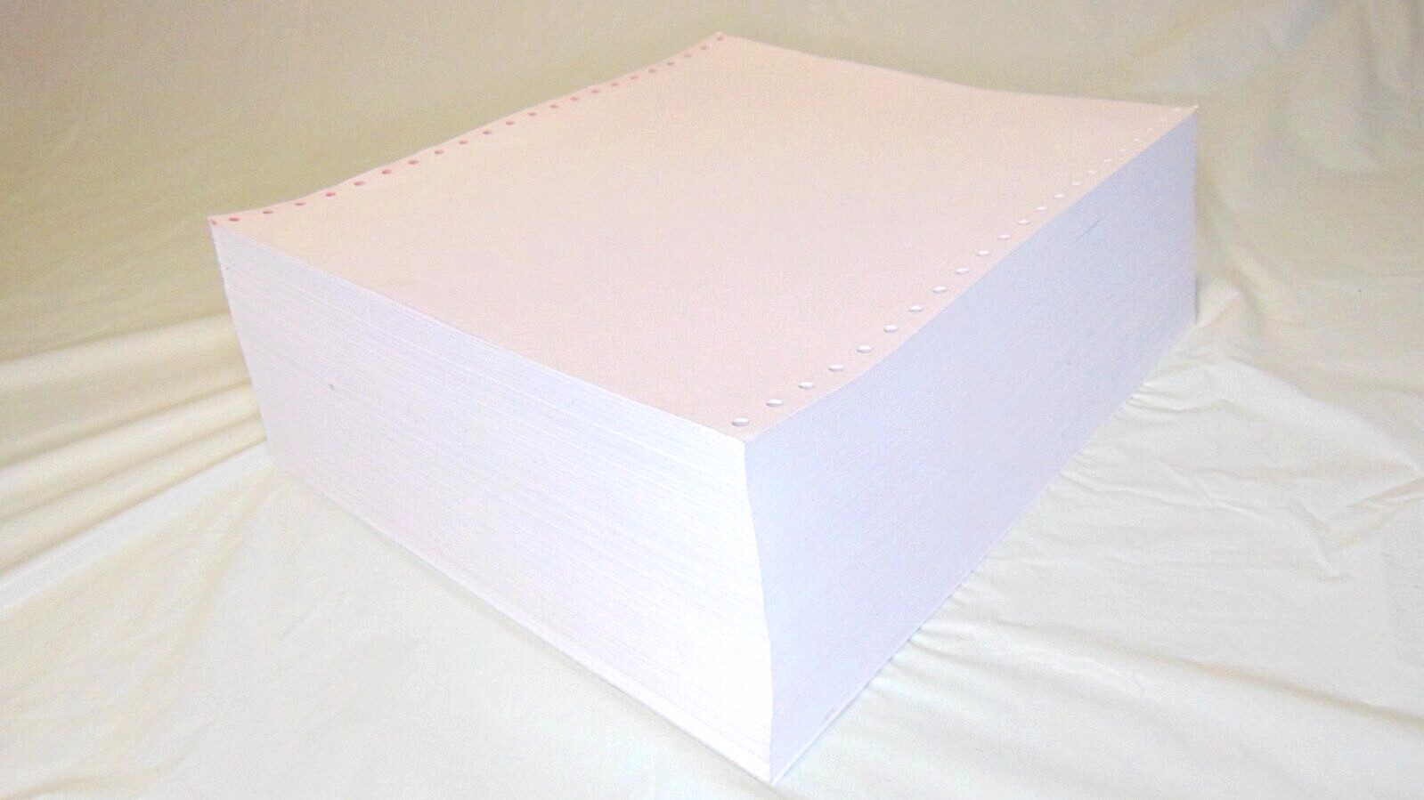 Continuous Feed Computer Paper for Dot Matrix Printer Blank 9.5X11 Inches