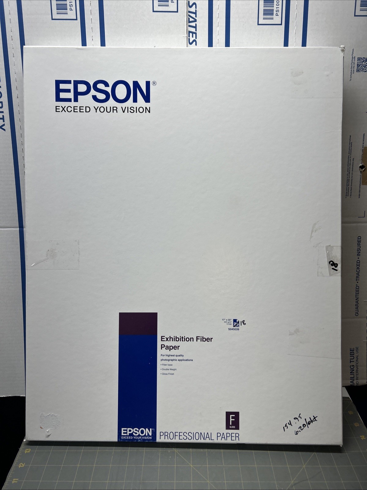 Epson Exhibition Fiber Paper 17×22” 18 Sheets Openbox S045039