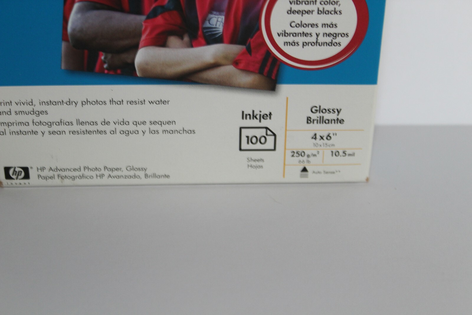 HP Advanced Photo Paper 4″X 6″ Glossy Inkjet 10.5mil 100 Sheets