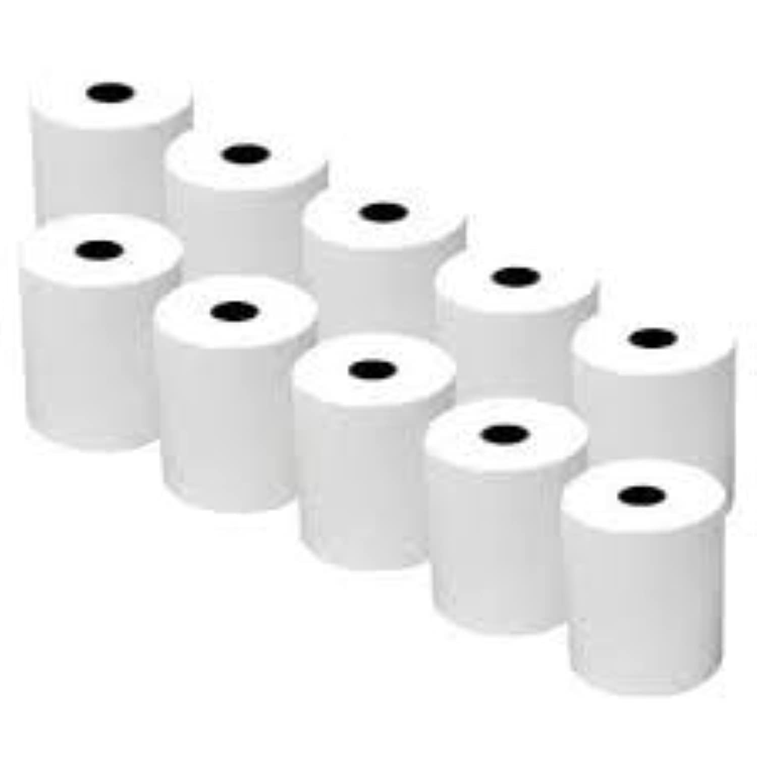 Thermal Credit Card Machine Paper for Verifone VX520, 2 1⁄4″ x 50′ (10 White
