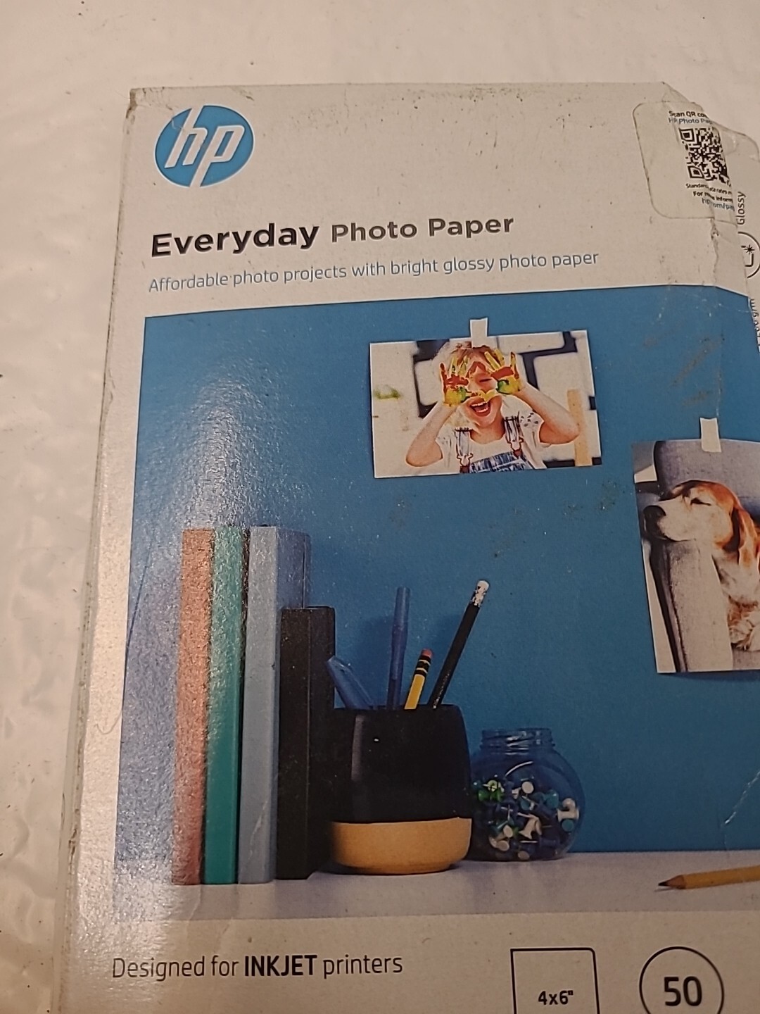 HP Everyday Photo Paper Designed For Inkjet Printers 4 X 6 50 Sheets